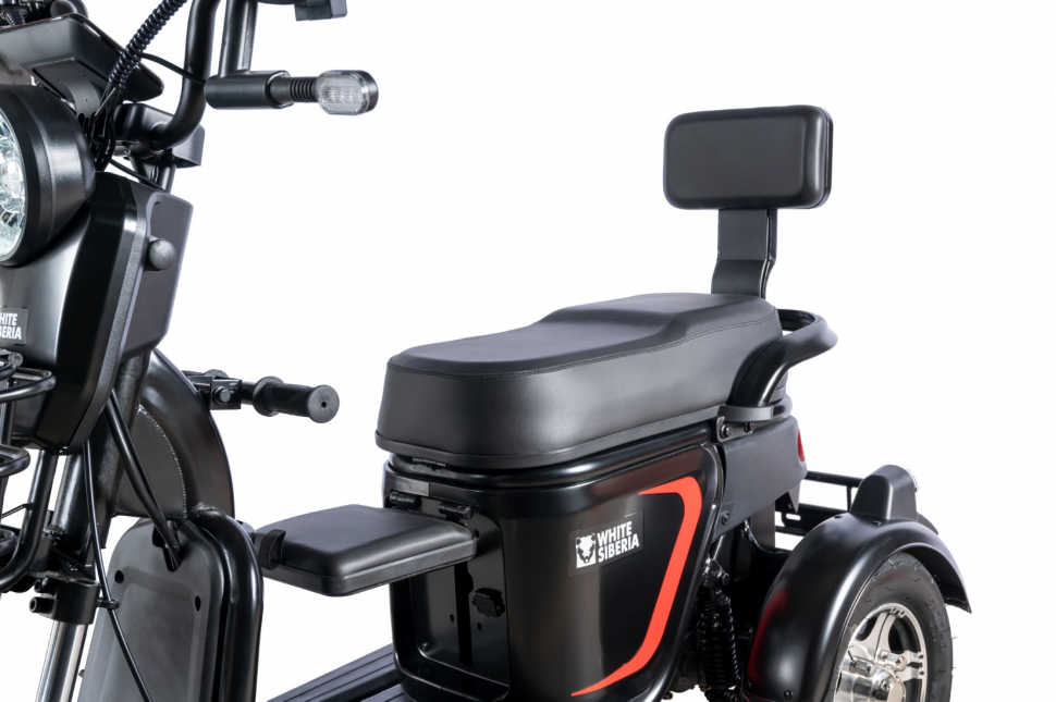 Электротрицикл WHITE SIBERIA SIBTRIKE L 2000W