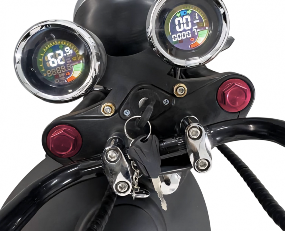 Электроскутер IKINGI Harley карбон