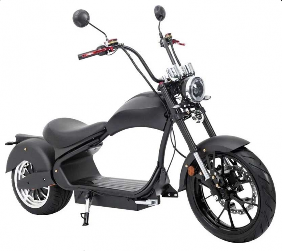 Электроскутер IKINGI Harley карбон