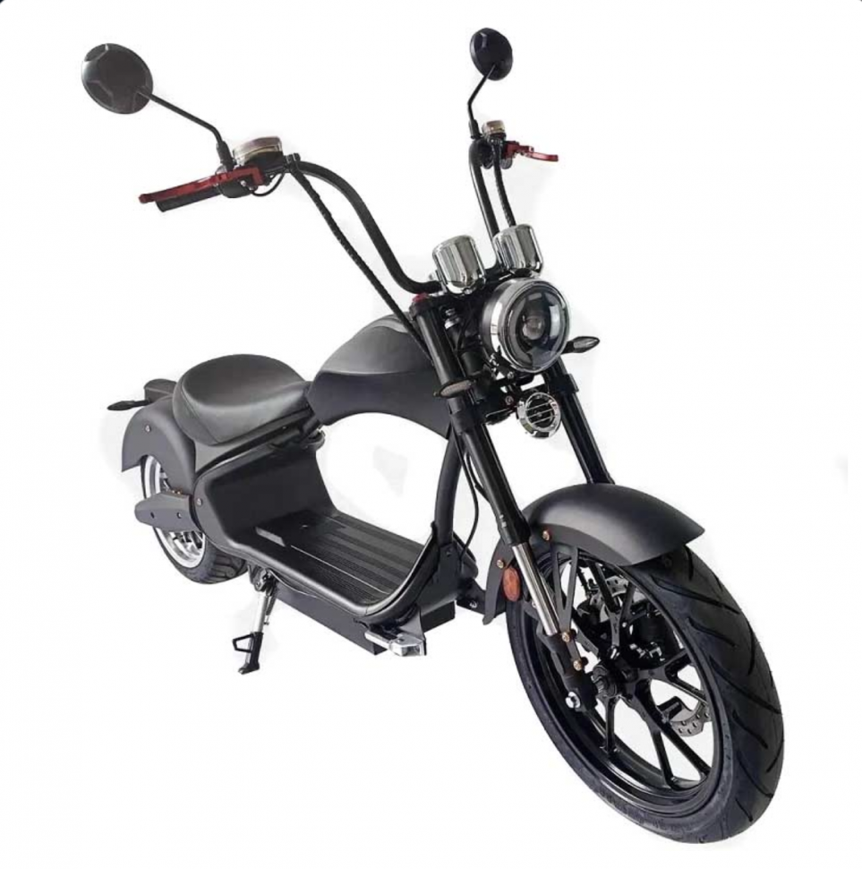 Электроскутер IKINGI Harley карбон