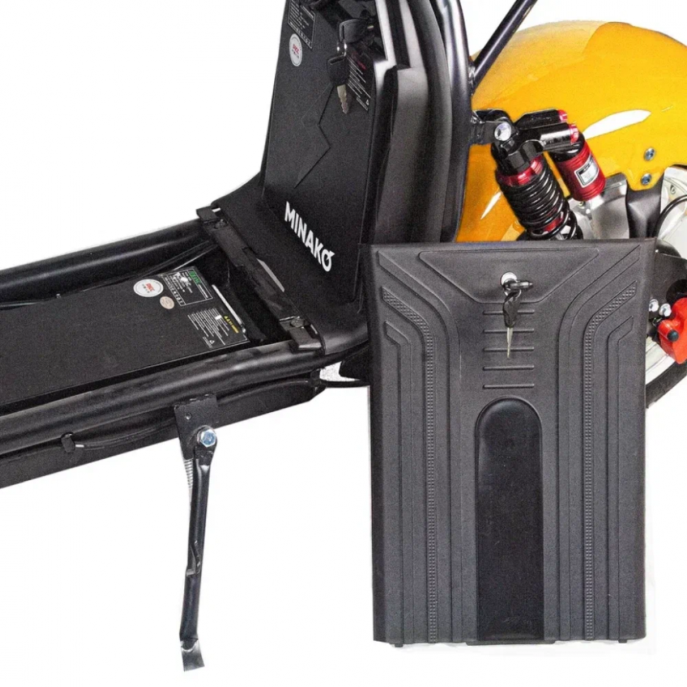 Электроскутер Minako Rex 2000w 40ah (желтый)