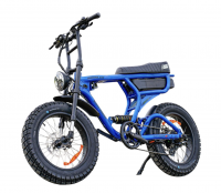 Электровелосипед Scrambler X pro 20 дюйм 48V25А 1000W (синий глянцевый)
