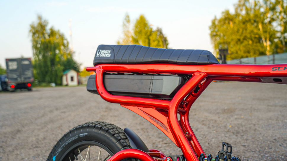 Электровелосипед Scrambler X pro 20 дюйм 48V25А 1000W (красный)