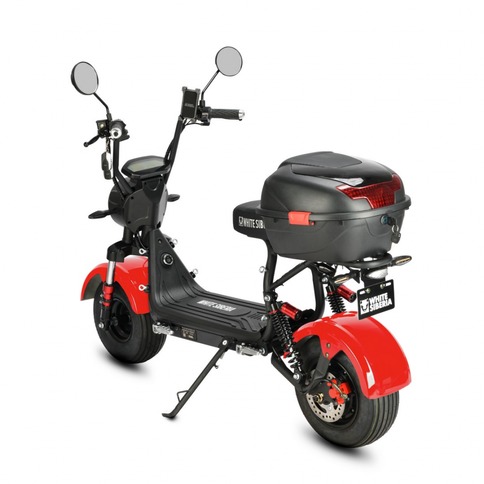 Электроскутер White Siberia MINI R 3.0 red 60v