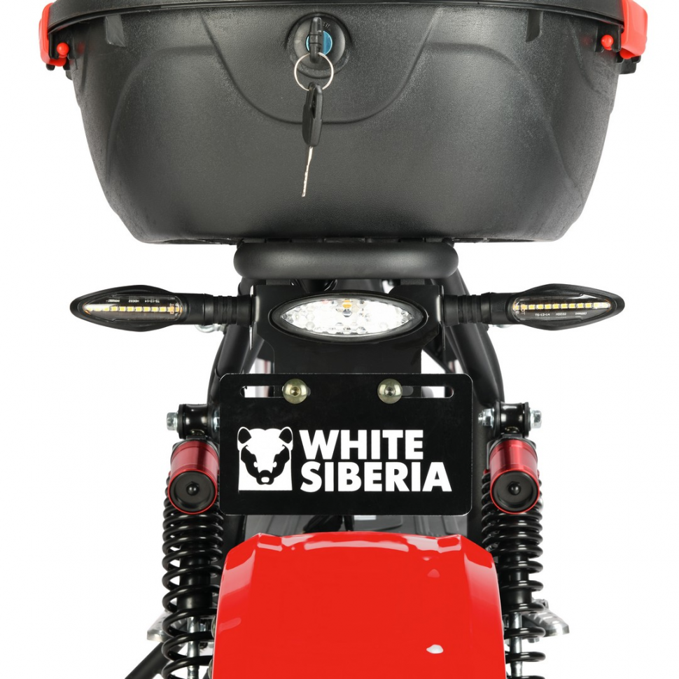 Электроскутер White Siberia MINI R 3.0 red 60v