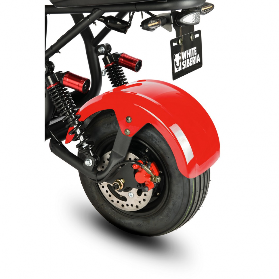 Электроскутер White Siberia MINI R 3.0 red 60v
