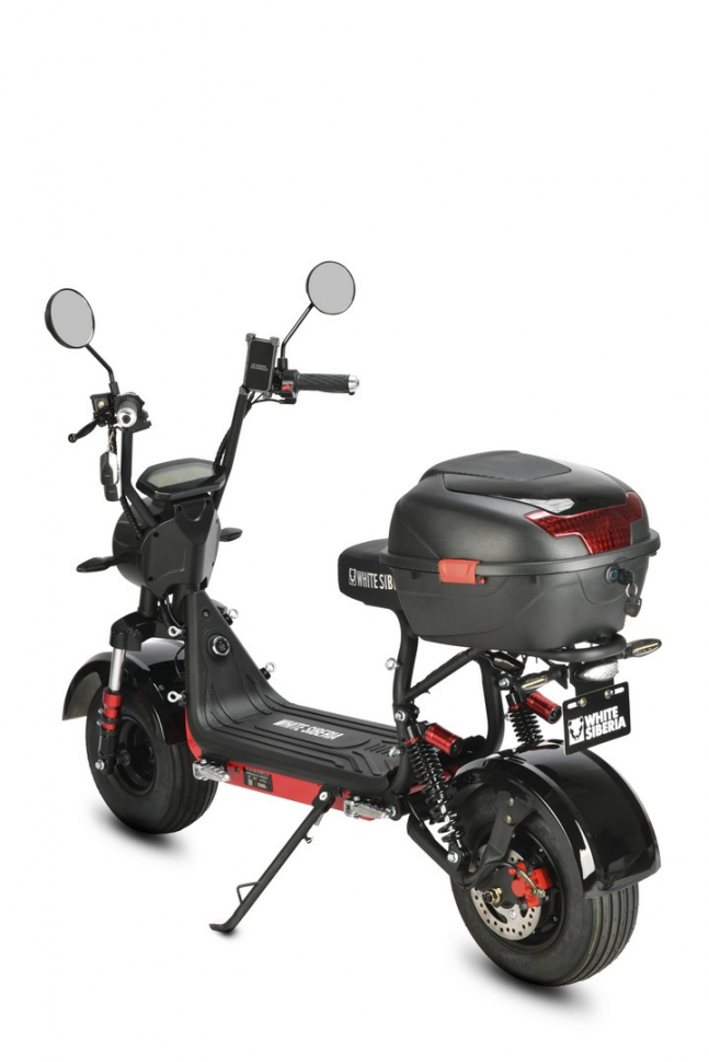 Электроскутер White Siberia MINI R 3.0 black 60v