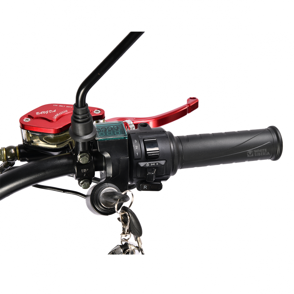 Электроскутер WHITE SIBERIA BLACK SEA (RED) 5000W